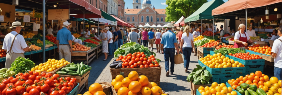 découvrez les marchés locaux près de chez vous et savourez des produits frais et de saison. explorez les fruits, légumes, et spécialités artisanales qui soutiennent les producteurs de votre région.