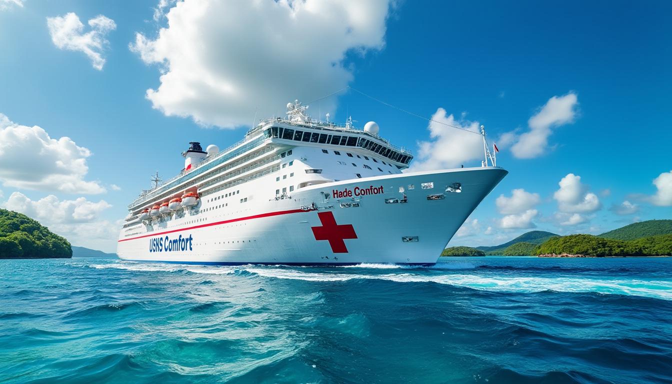 découvrez le déploiement du navire-hôpital américain usns comfort, qui met le cap vers les caraïbes pour offrir une assistance médicale indispensable. suivez cette mission humanitaire qui illustre l'engagement des états-unis envers les communautés en besoin de soins de santé dans la région.
