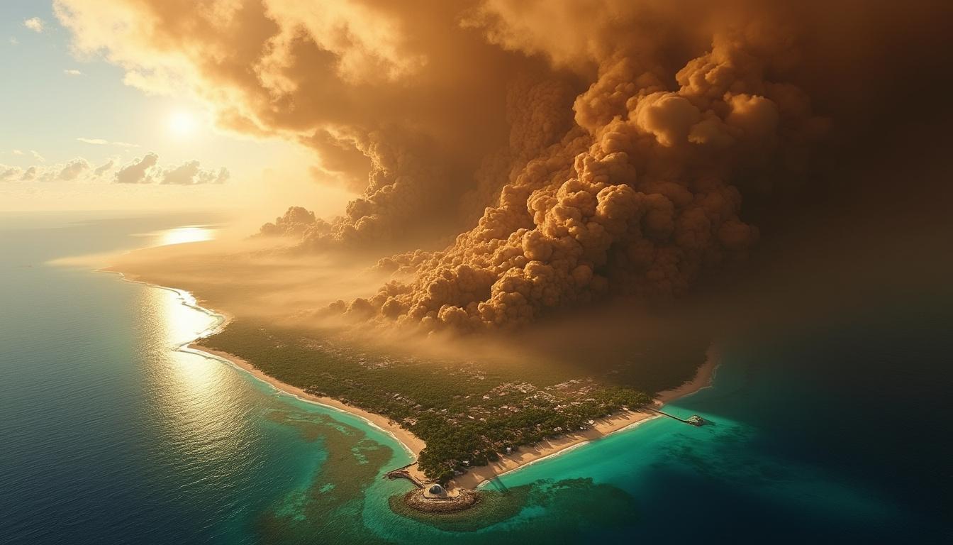 découvrez comment un immense nuage de poussière saharienne menace les caraïbes et pourrait atteindre les états-unis, perturbant ainsi l'environnement et la santé des populations. informez-vous sur les effets de ce phénomène climatique impressionnant et les précautions à prendre.