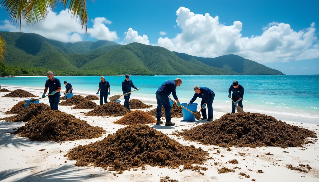 découvrez comment la guadeloupe se positionne en tant que modèle exemplaire dans la gestion des sargasses, inspirant ainsi les autres îles caribéennes à adopter des solutions innovantes et durables face à ce défi environnemental.