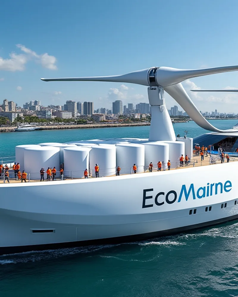 Un projet novateur de voile rotor et d'hydrogène pour cargos prend racine à Nantes et s'étend vers les Caraïbes