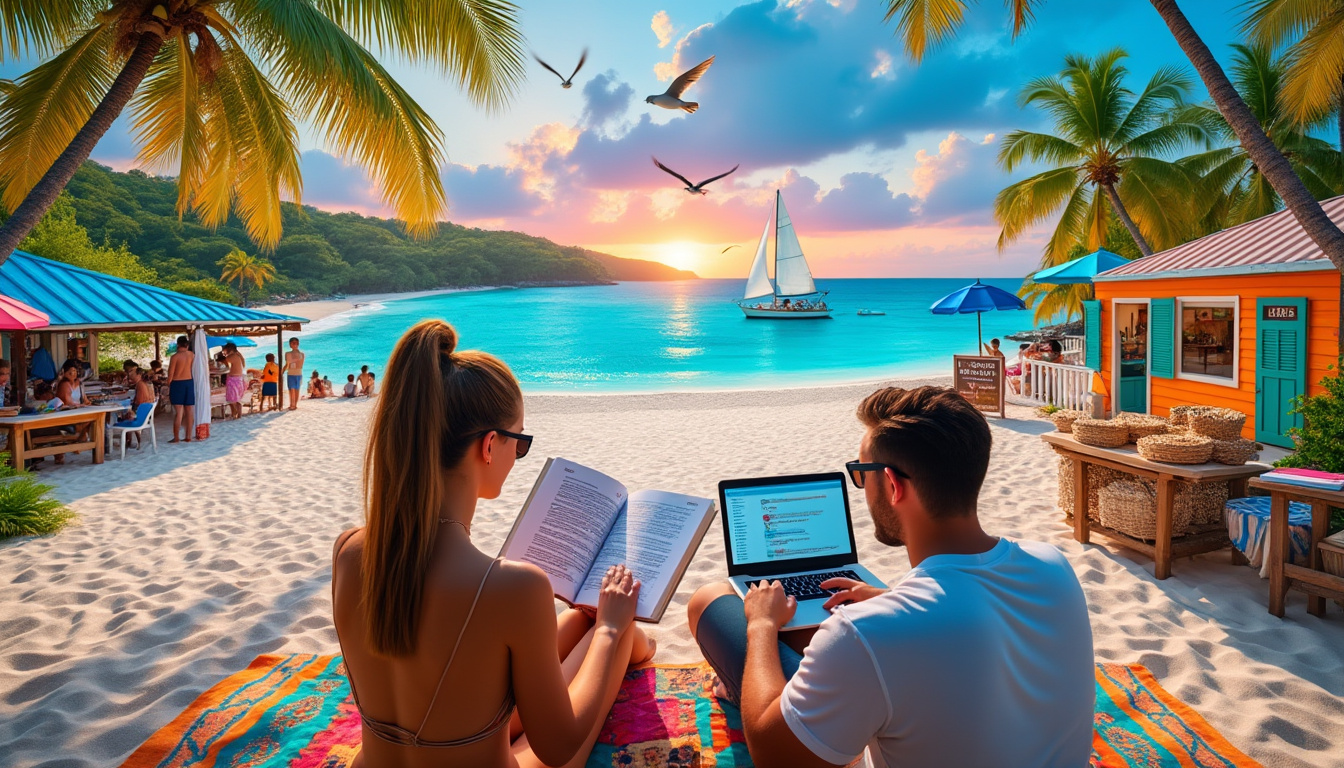 découvrez notre thème complet sur l'expatriation aux caraïbes, offrant des conseils avisés, des témoignages enrichissants et des informations pratiques pour réussir votre aventure insulaire. plongez dans un cadre de vie idyllique et préparez votre départ en toute sérénité.