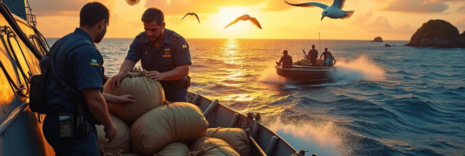 découvrez comment la marine nationale a réussi à saisir près de 4 tonnes de drogues en mer des caraïbes, marquant une victoire significative dans la lutte contre le trafic de stupéfiants. plongée dans une opération maritime audacieuse révélant les enjeux de sécurité et de lutte contre la criminalité.