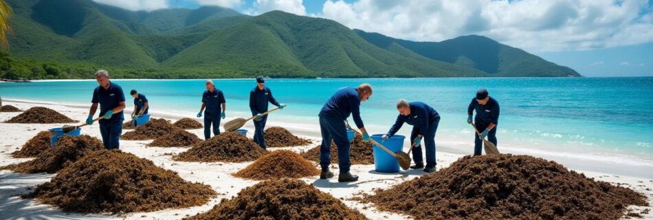 découvrez comment la guadeloupe se positionne en tant que modèle exemplaire dans la gestion des sargasses, inspirant ainsi les autres îles caribéennes à adopter des solutions innovantes et durables face à ce défi environnemental.