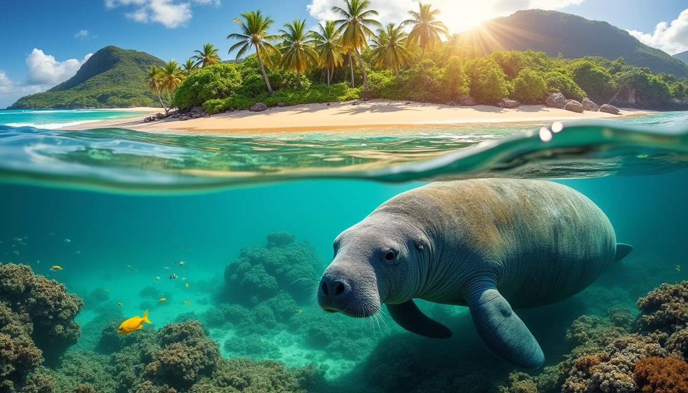 découvrez le retour surprenant du lamantin des caraïbes observé au moule. plongez dans l'univers fascinant de cette espèce emblématique et suivez les récits des chercheurs et passionnés qui témoignent de cette réapparition inespérée.